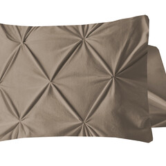 Sleeptime Velvet Pintuck 2pack kussenslopen Taupe