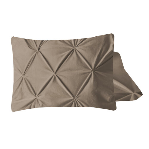 Dreamtime Velvet Pintuck 2pack kussenslopen Taupe