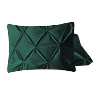 Dreamtime Velvet Pintuck 2pack kussenslopen Groen