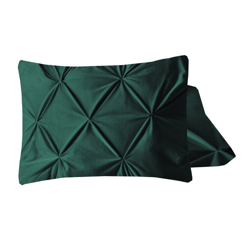 Sleeptime Velvet Pintuck 2pack kussenslopen Groen