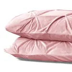 Sleeptime Velvet Pintuck 2pack kussenslopen Roze