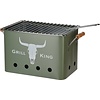 Koopman Houtskoolbarbecue Rechthoek - Mat Groen - 32x20x20 cm