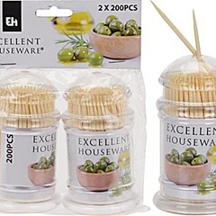 Koopman 5 Pack - Cocktailprikkerset 2x200 stuks