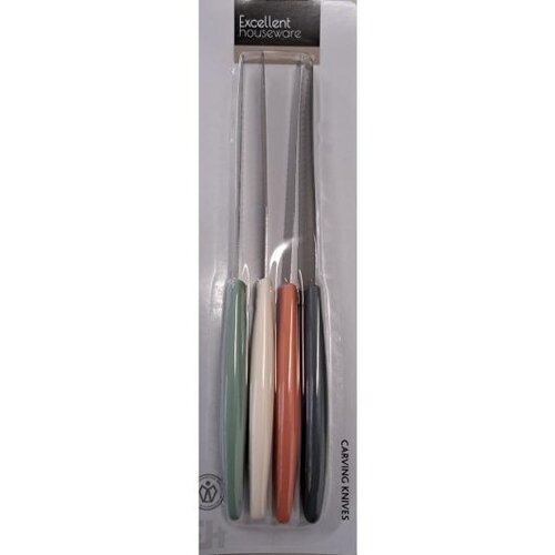 Koopman 2 Pack - Steakmes Rvs Set/4sts 205mm