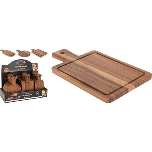 Koopman Serving Board - Tapas plankjes Acaciahout Klein 3st