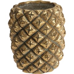 Koopman Bloempot Ananas 28cm Goud
