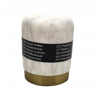 Huis en Bed Marmeren  peperstrooier 7 x 8 cm