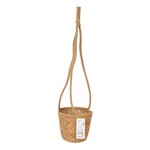 Huis en Bed Bloempot 50 x 16 cm beige stof HANGEND VINTAGE