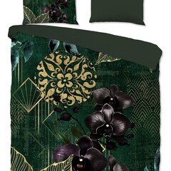 Good morning Dekbedovertrek Esmee nr.20115 groen