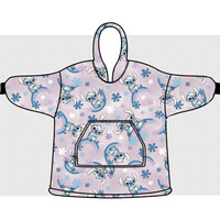 Disney Lilo & Stitch Hoodie Fleece deken, Rainbow  - Polyester