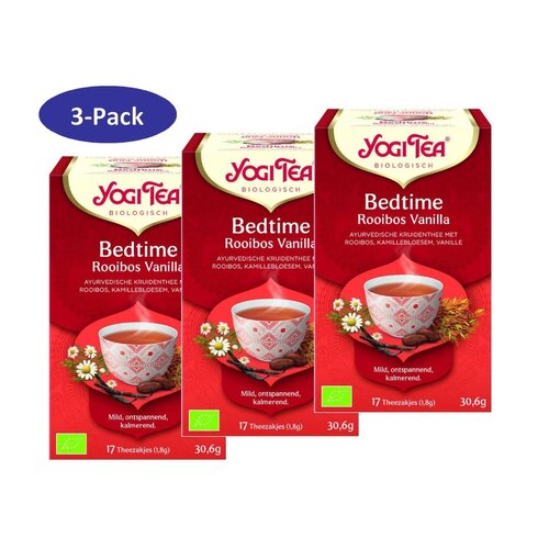 Yogi 3 Pack - Tea Bedtime Rooibos Vanilla Bio X6