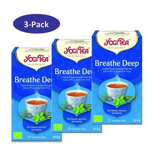 Yogi 3 Pack - Tea Breathe Deep Bio X6