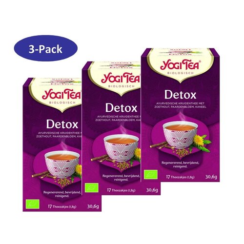 Yogi 3 Pack - Tea Detox Bio X6