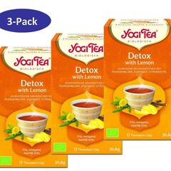 Yogi 3 Pack - Tea Detox With Lemon Bio X6