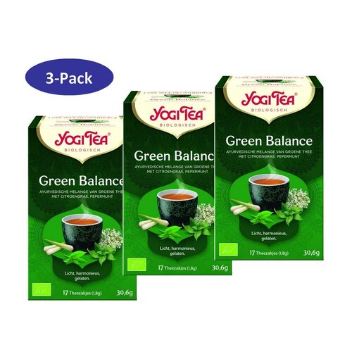 Yogi 3 Pack - Tea Green Balance Bio X6