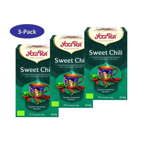 Yogi 3 Pack - Tea Sweet Chili Bio X6