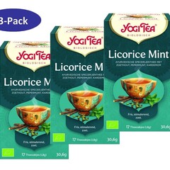 Yogi 3 Pack - Tea Licorice Bio X6