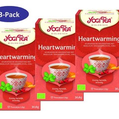 Yogi 3 Pack - Tea Heartwarming Bio X6