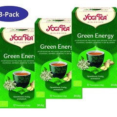 Yogi 3 Pack - Tea Green Energy Bio X6