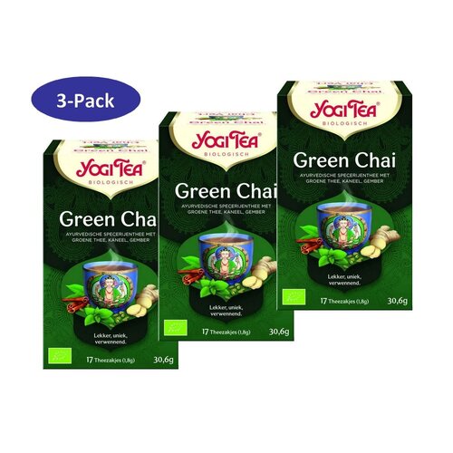 Yogi 3 Pack - Tea Green Chai Bio X6