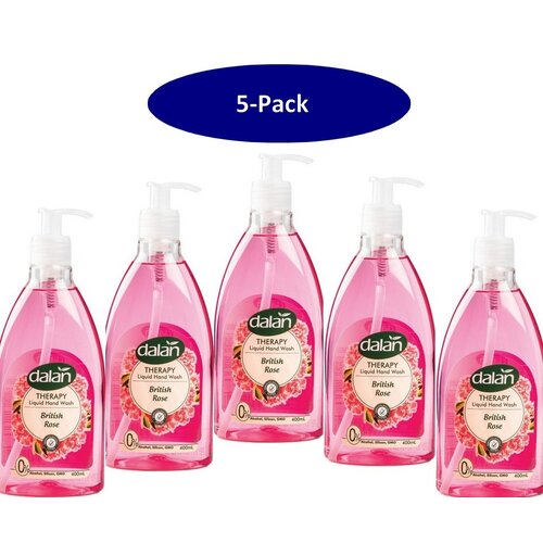 Dalan 5-Pack - Therapy Handzeep (british Rose) 400ml