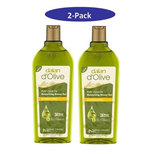 Dalan 2- Pack - Olive Shower Gel 400ml (energizing)