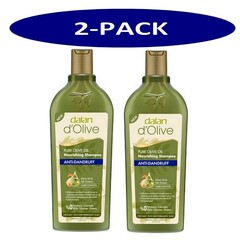 Dalan 2-Pack - Olive Shampoo 400ml (antidandruff-30216)