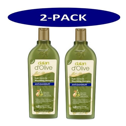 Dalan 2-Pack - Olive Shampoo 400ml (antidandruff-30216)