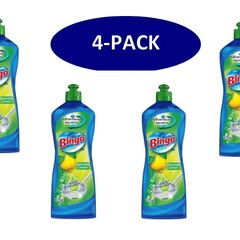Bingo 4-Pack - Afwasmiddel Limoen 675ml (limon)