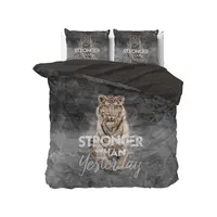 Sleeptime Dekbedovertrek Stronger Grijs