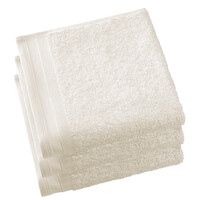 De Witte Lietaer Handdoeken Contessa, Vanilla - 50 x 100 cm - 3 stuks - Katoen