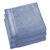 De Witte Lietaer Handdoeken Contessa, Stone Blue - 50 x 100 cm - 3 stuks - Katoen
