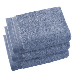 De Witte Lietaer Gastendoekjes Contessa, Stone Blue - 40 x 60 cm - 3 stuks - Katoen