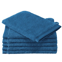 De Witte Lietaer Washandjes Contessa, Pacific - 16 x 21 cm - 6 stuks - Katoen