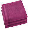 De Witte Lietaer Handdoeken Contessa, Magenta - 50 x 100 cm - 3 stuks - Katoen