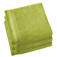 De Witte Lietaer Handdoeken Contessa, Lime Green - 50 x 100 cm - 3 stuks - Katoen