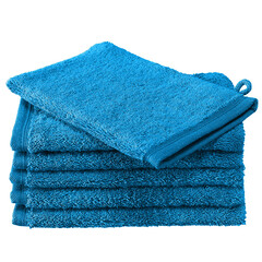 De Witte Lietaer Washandjes Contessa, Lagoon Blue - 16 x 21 cm - 6 stuks - Katoen