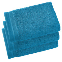 De Witte Lietaer Gastendoekjes Contessa, Lagoon Blue - 40 x 60 cm - 3 stuks - Katoen