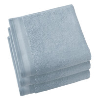 De Witte Lietaer Handdoeken Contessa, Ice Blue - 50 x 100 cm - 3 stuks - Katoen