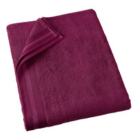 De Witte Lietaer Badlaken Contessa, Aubergine - 100 x 150 cm - Katoen