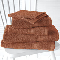 De Witte Lietaer Promopack Helene, Caramel - 2 washandjes + 2 handdoeken + 2 douchelakens
