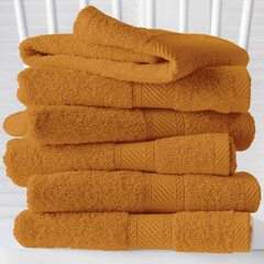 De Witte Lietaer Handdoeken Helene Copper - 50 x 100 cm - 6 stuks - Katoen