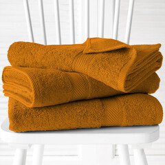 De Witte Lietaer Douchelakens Helene Copper - 70 x 140 cm - 3 stuks - Katoen