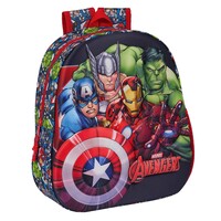 Marvel Avengers Rugzak, 3D Hero - 33 x 27 x 10 cm - Polyester