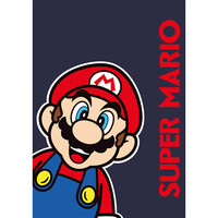 Super Mario Fleeceplaid Okey - 100 x 140 cm - Polyester