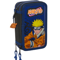 Naruto Gevuld Etui, Ninja - 36 stuks - 19,5 x 12,5 x 5,5 cm - Polyester