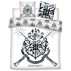 Harry Potter Hogwarts dekbedovertrek - Lits Jumeaux - 240 x 220 cm - Polycotton