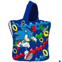 Sonic Poncho, Keep Running - 50 x 100 cm - Polyester