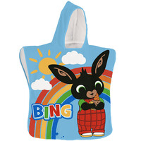 Bing Bunny Poncho, Ice Cream - 50 x 100 cm - Polyester