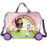 Gabby's poppenhuis Reiskoffer, Flowers - 40 x 32 x 20 cm - ABS